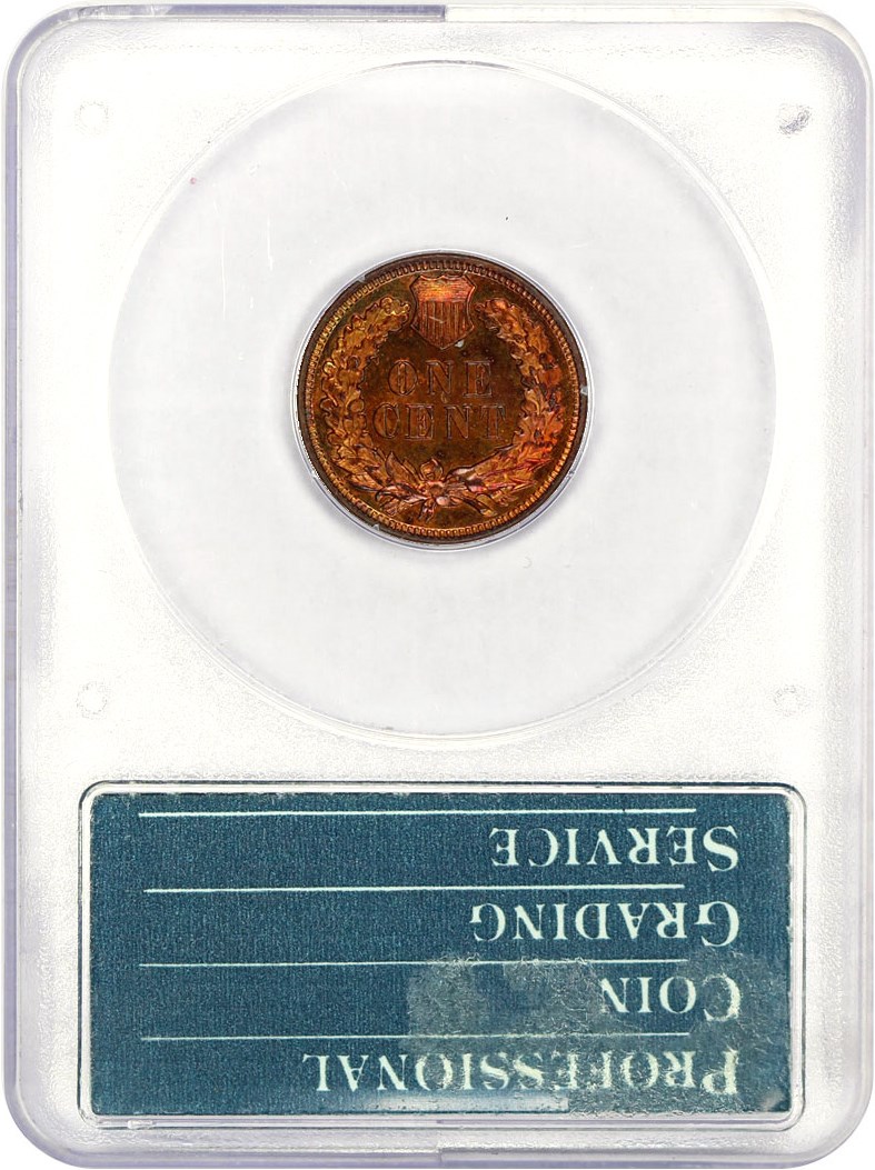 image for: 1891 1c PCGS/CAC Proof 64 BN (OGH Rattler Holder)