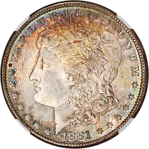 image for: 1881-S $1 NGC MS64