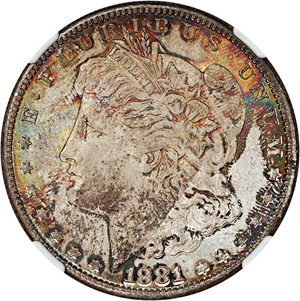 image for: 1881-S $1 NGC MS64