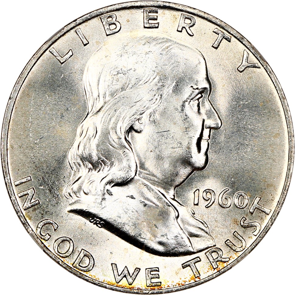 image for: 1960-D 50c NGC MS65