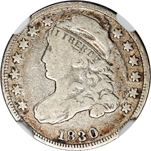 image for: 1830 10c NGC VG-08 (Medium 10C)