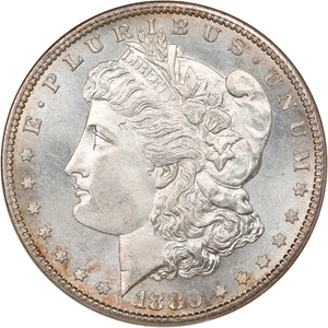 image for: 1880-S $1 NGC MS65