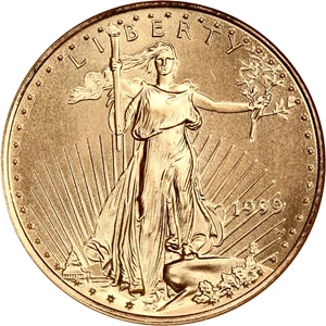 image for: 1999-W Gold Eagle $10 NGC MS69 (With W)