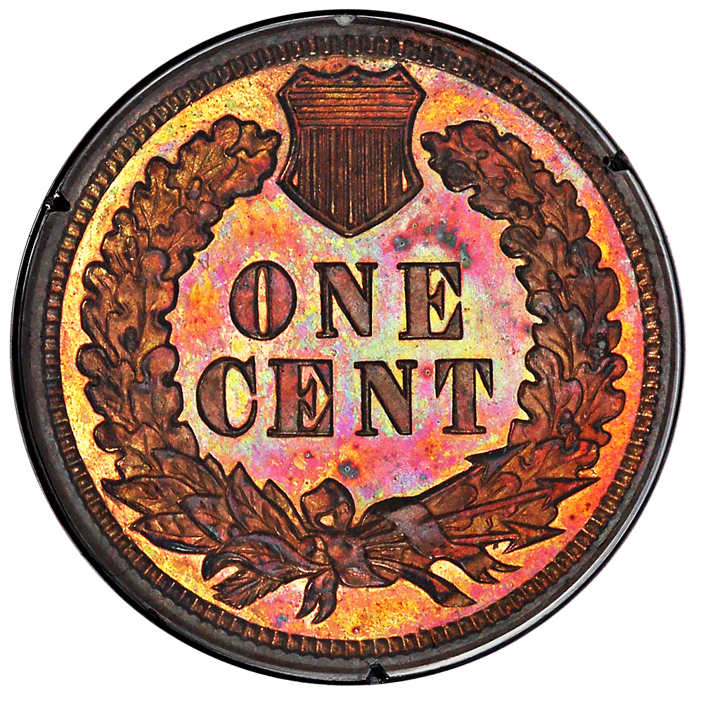 image for: 1891 1c PCGS/CAC Proof 64 BN (OGH Rattler Holder)