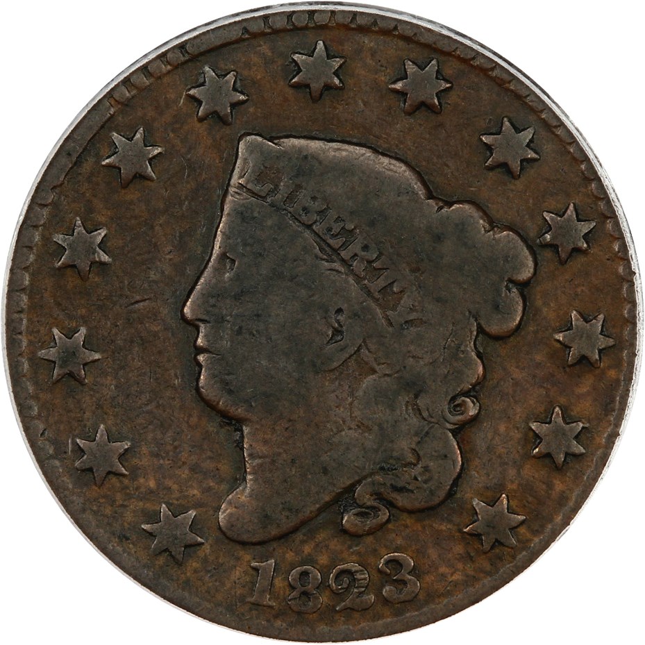 image for: 1823 1c PCGS/CAC Good-06 BN