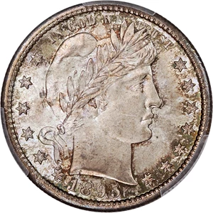 image for: 1895-S 25c PCGS MS66+ ex: D. Brent Pogue/D.L. Hansen