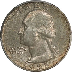 image for: 1958-D 25c PCGS MS66