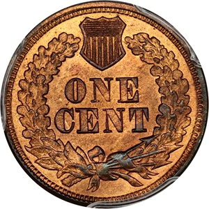 image for: 1864-L 1c PCGS/CAC MS66 RB (L on Ribbon)