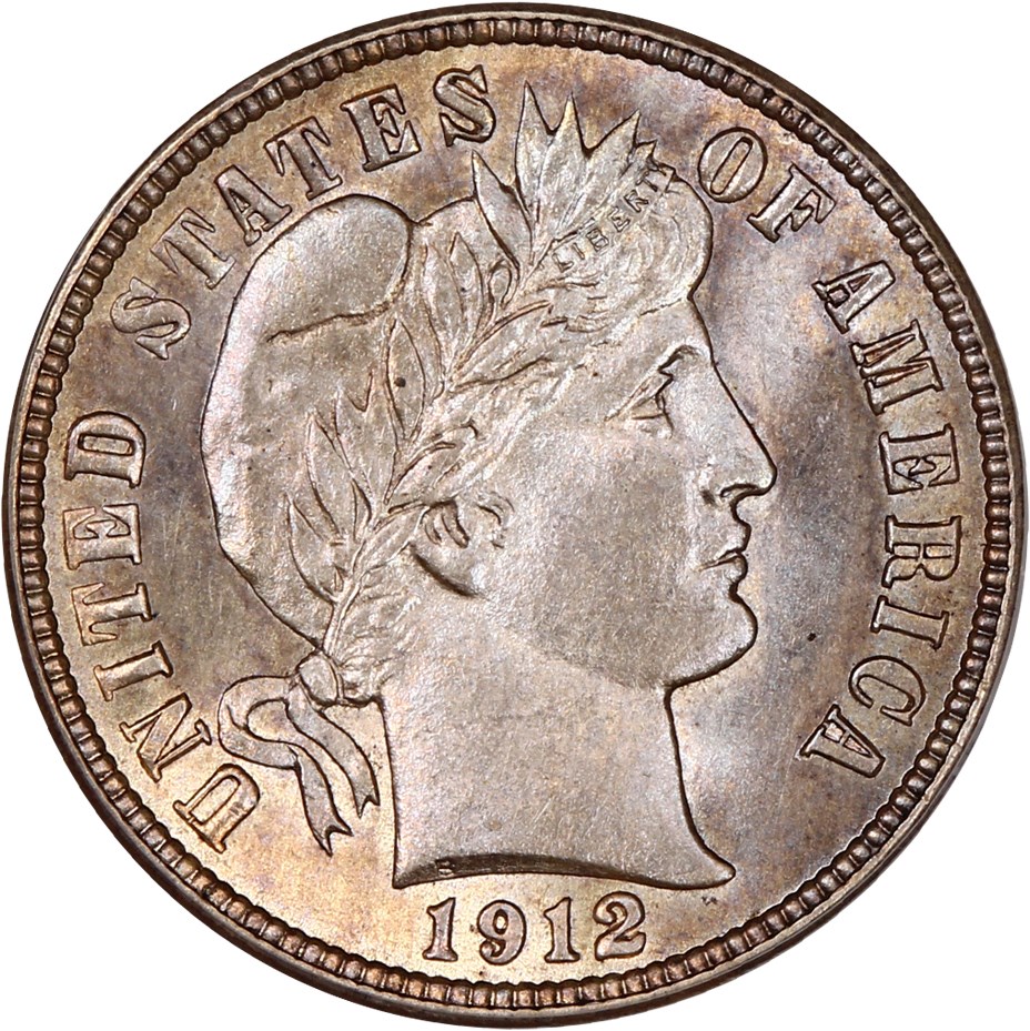 image for: 1912-S 10c PCGS/CAC MS64