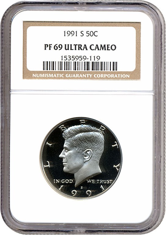image for: 1991-S 50c  NGC Proof 69 UCameo