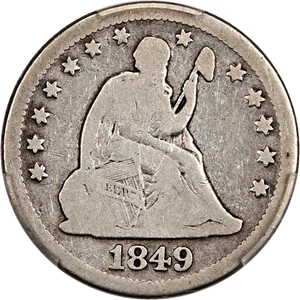 image for: 1849-O 25c PCGS Good-06 ex: D.L. Hansen