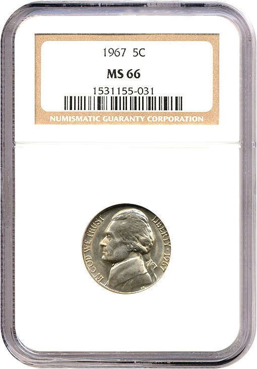 image for: 1967 5c  NGC MS66 