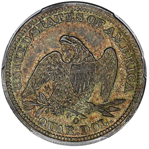 image for: 1843-O 25c PCGS MS62 ex: D.L. Hansen