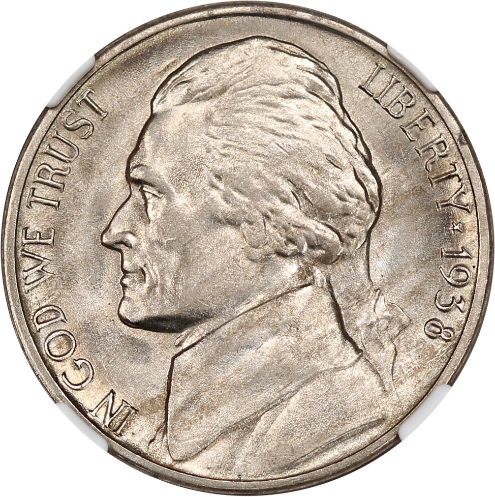 image for: 1938-S 5c NGC MS65