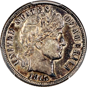 image for: 1915 10c PCGS AU50