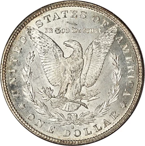 image for: 1887-S $1 PCGS MS66 ex: M.J.O.