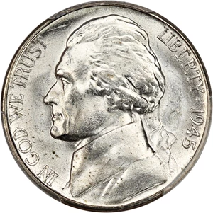 image for: 1945-S 5c PCGS MS66