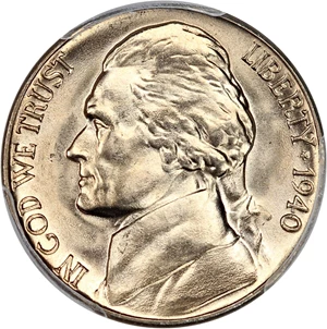 image for: 1940-D 5c PCGS MS65 FS