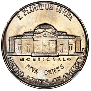image for: 1958-D 5c NGC MS67 FS
