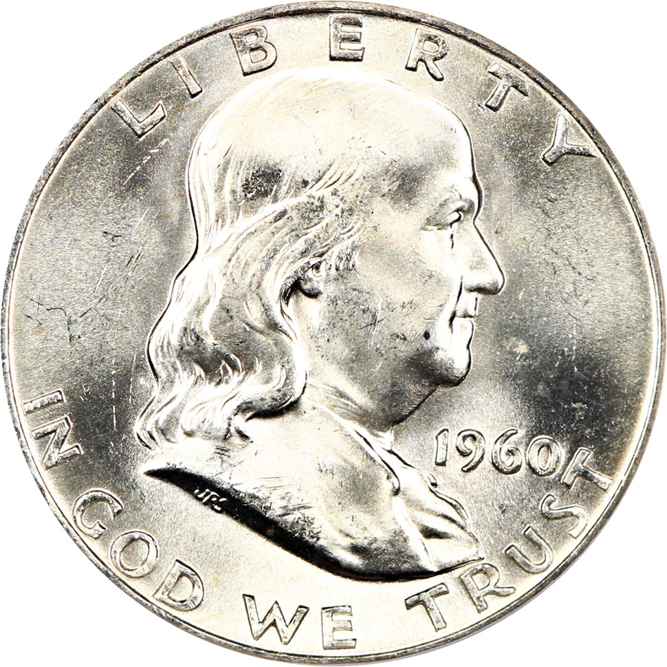 image for: 1960-D 50c PCGS MS65