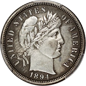 image for: 1894-O 10c PCGS AU Details (Cleaned)