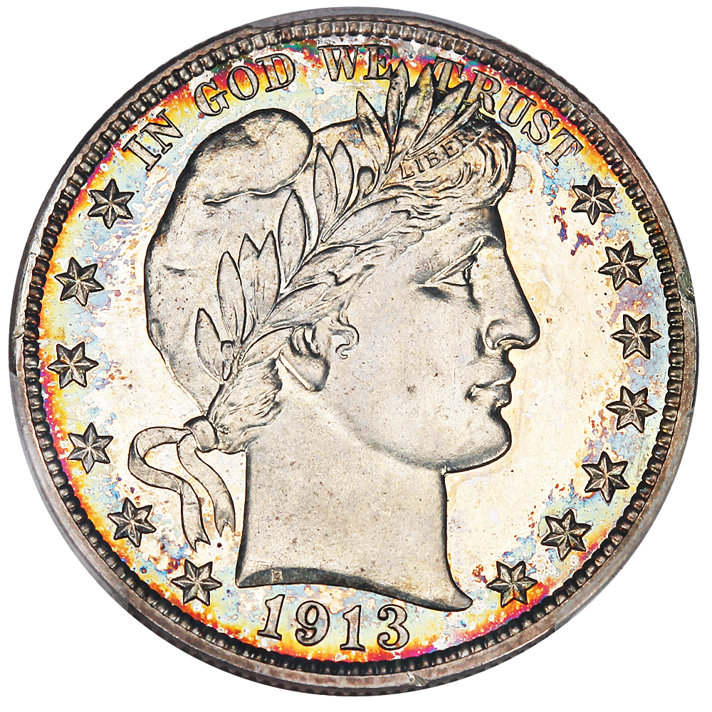 image for: 1913 50c PCGS/CAC Proof 65 CAM ex: D.L. Hansen