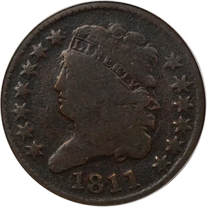 image for: 1811 1/2c PCGS/CAC Good-06