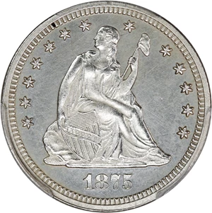 image for: 1875 25c PCGS Proof 62