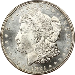 image for: 1921-D $1 PCGS MS64+ PL