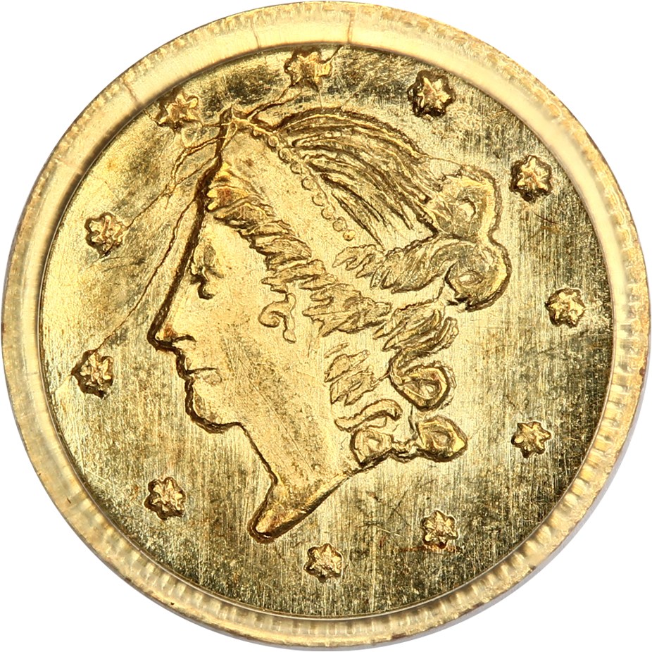 image for: 1859 Cal. Gold 50c PCGS MS65 (BG-1002)
