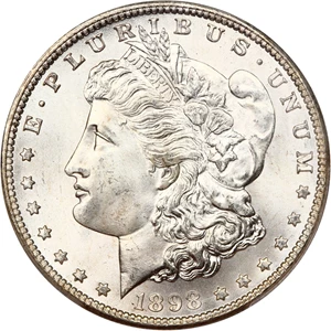 image for: 1898-O $1 PCGS/CAC MS67+