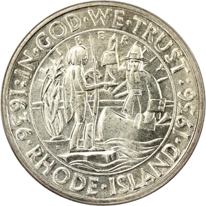 image for: 1936-S Rhode Island 50c PCGS MS65