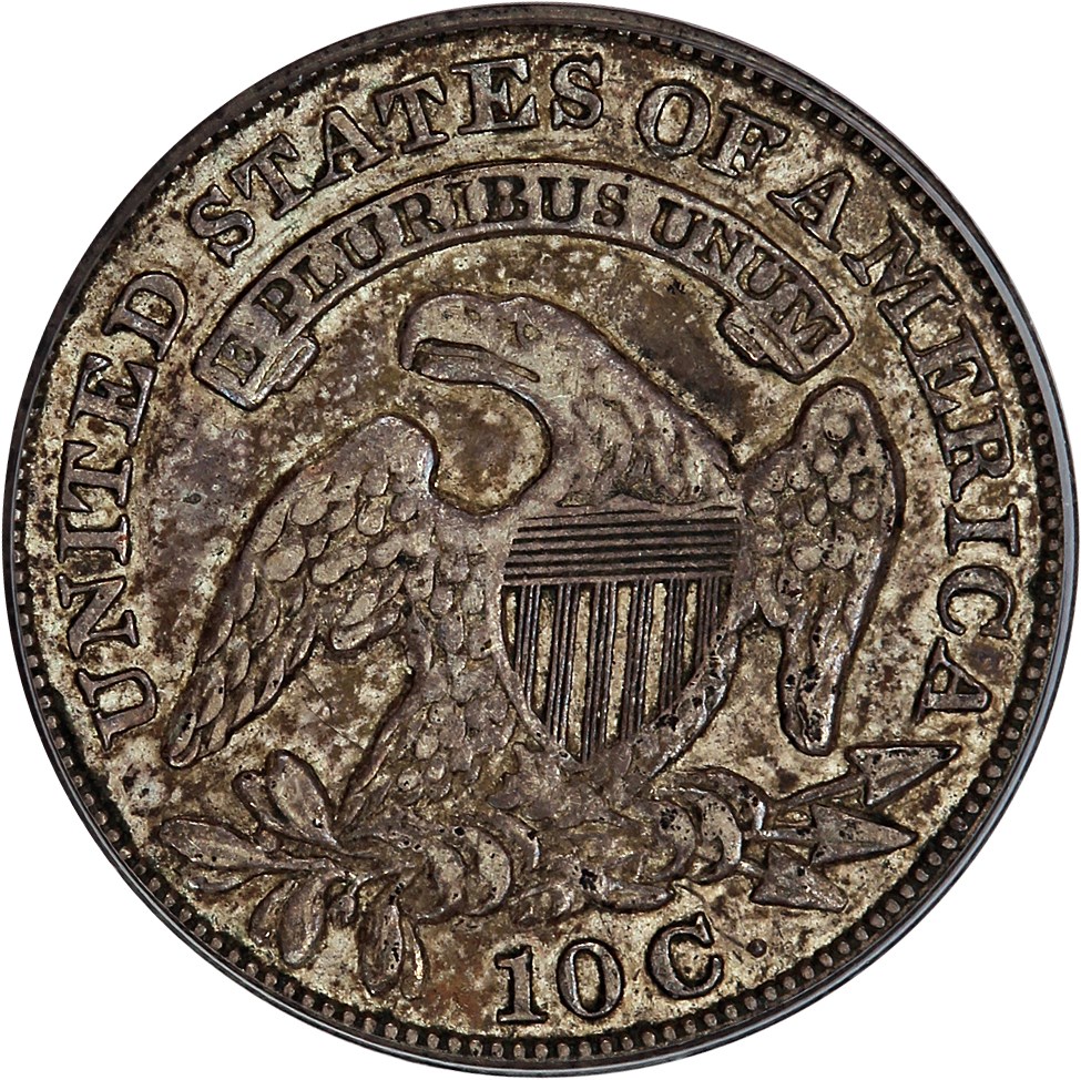 image for: 1830/29 10c PCGS/CAC AU53