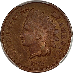 image for: 1873 1c PCGS XF40 BN (Doubled LIBERTY)