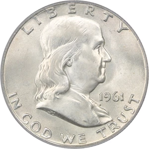 image for: 1961-D 50c PCGS MS64 FBL