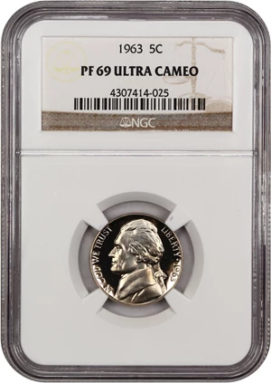 image for: 1963 5c NGC Proof 69 UCAM