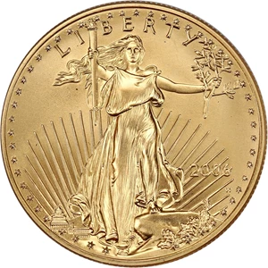 image for: 2006-W Gold Eagle $50 PCGS MS69
