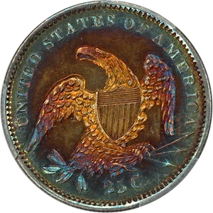 image for: 1834 25c PCGS Proof 64+