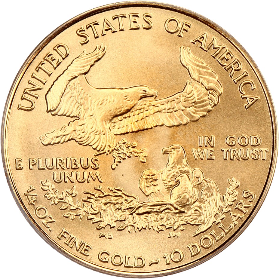 image for: 2006-W Gold Eagle $10 PCGS MS69 (Burnished)