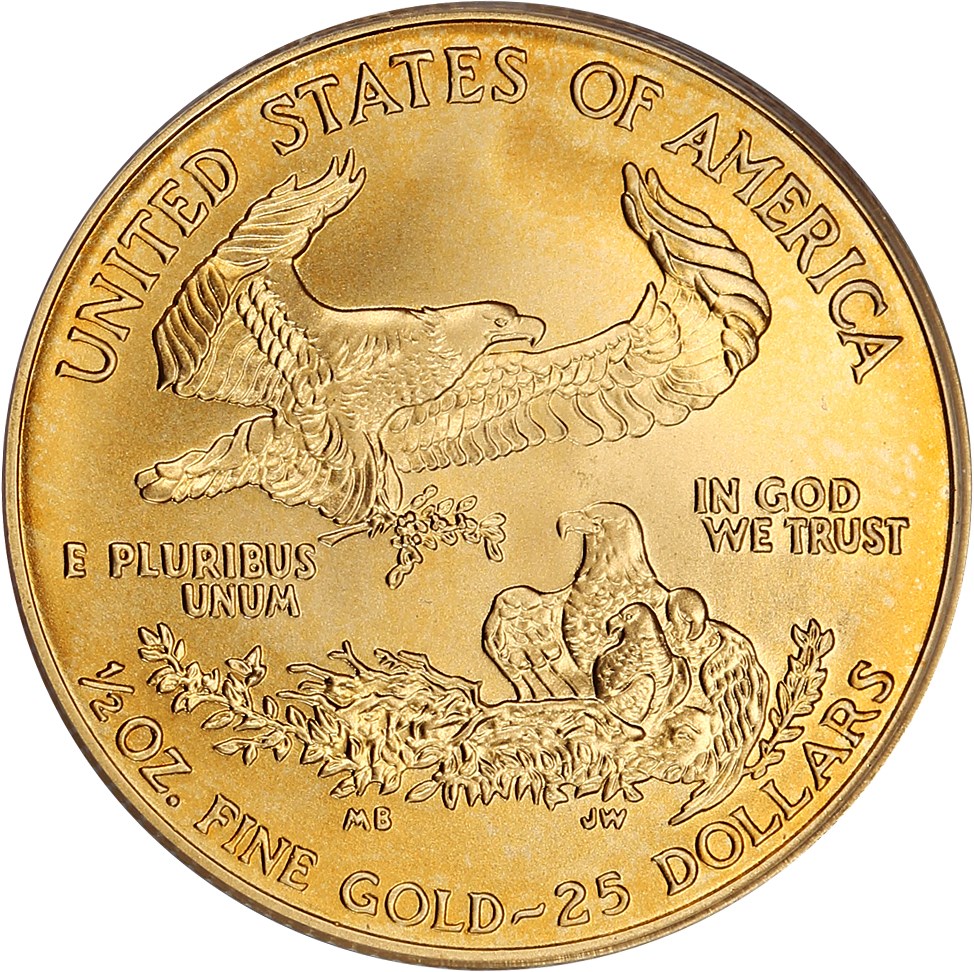 image for: 2007-W Gold Eagle $25 PCGS MS69 (Burnished, First Strike)