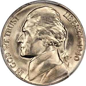 image for: 1940-D 5c PCGS MS66 FS
