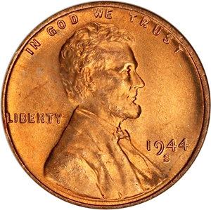 image for: 1944-S 1c NGC MS67 RD