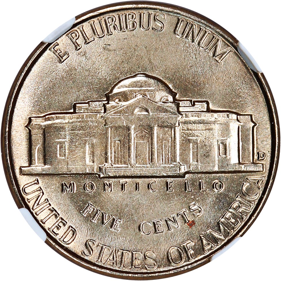 image for: 1953-D 5c NGC MS66 5FS