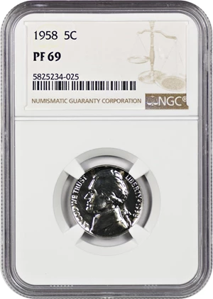 image for: 1958 5c NGC Proof 69