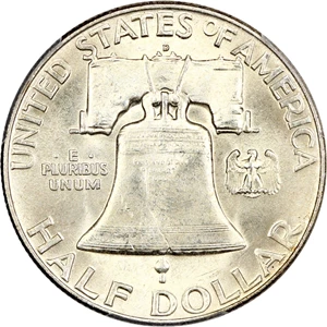 image for: 1950-D 50c PCGS MS66