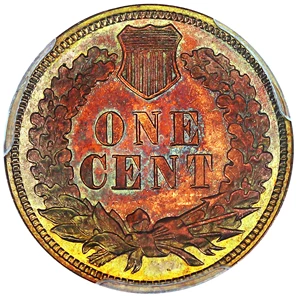 image for: 1875 1c PCGS Proof UNC Details (Questionable Color)