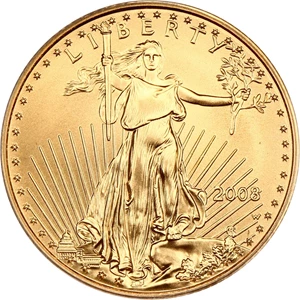 image for: 2008-W Gold Eagle $10 PCGS MS69