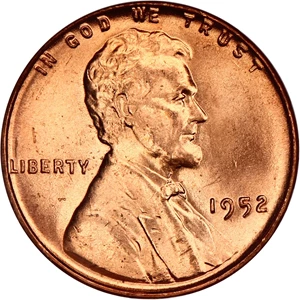 image for: 1952 1c NGC MS67 RD