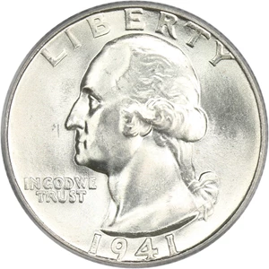 image for: 1941 25c PCGS MS65