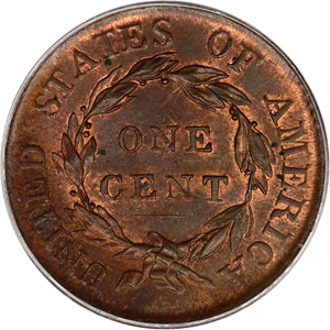 image for: 1818 1c PCGS/CAC MS64 RB